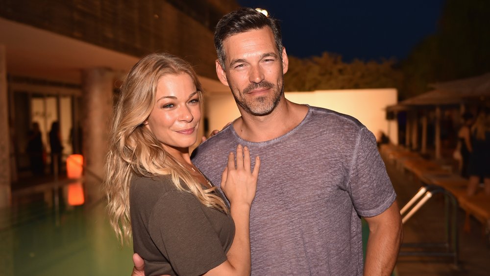 LeAnn Rimes and Eddie Cibrian at Maxim Magazine Worldwide Swimwear Collection launch in 2015