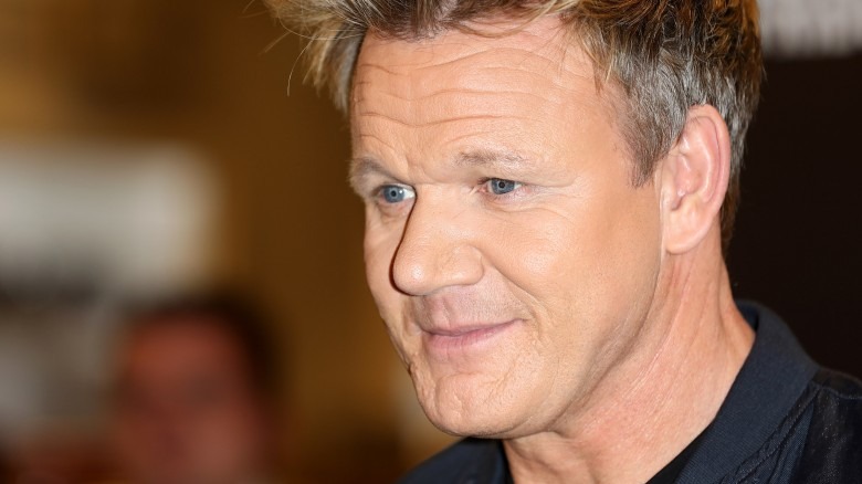 Gordon Ramsay smiling
