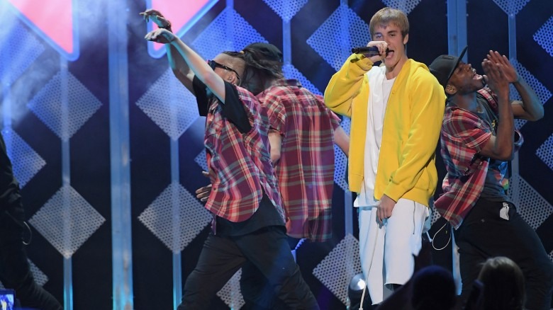 Justin Bieber singing