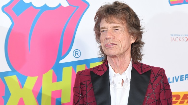 Mick Jagger smiling