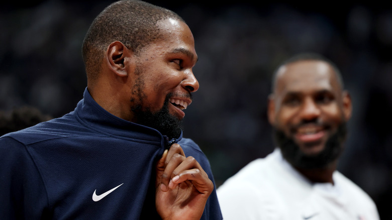 Kevin Durant and Lebron James