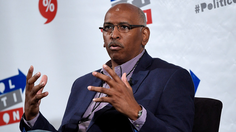 Michael Steele gesturing with hands