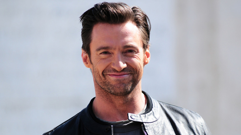 Hugh Jackman smiling