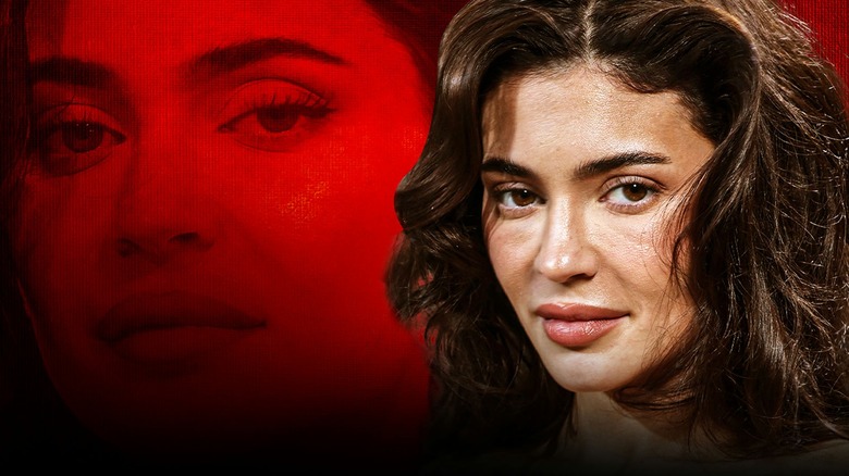 Side by side photos of Kylie Jenner