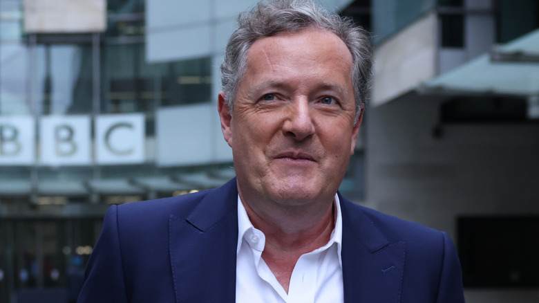 Piers Morgan smiling