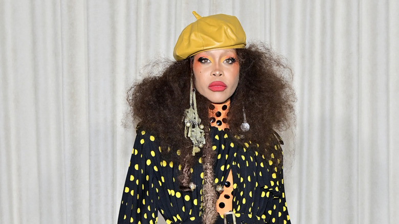 Erykah Badu posing