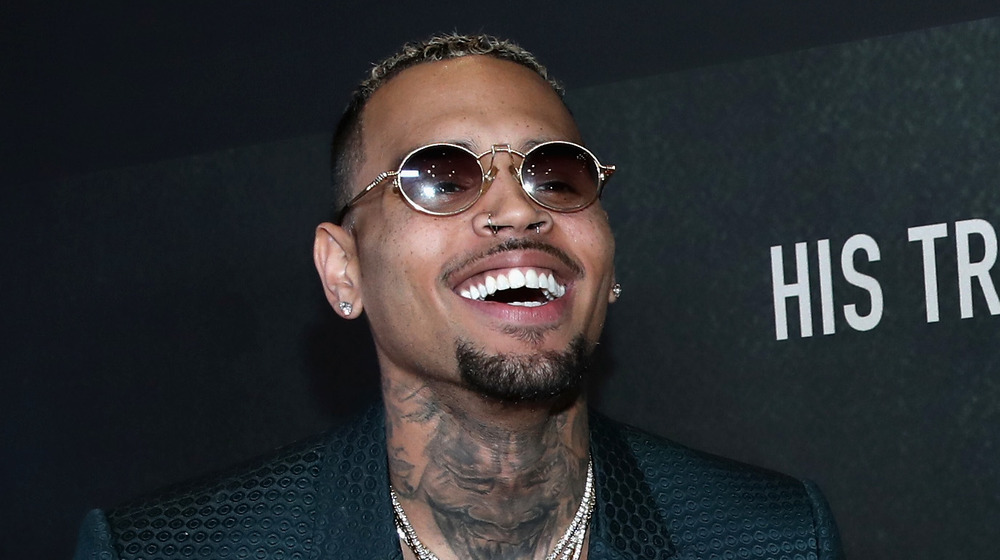 Chris Brown at a premiere