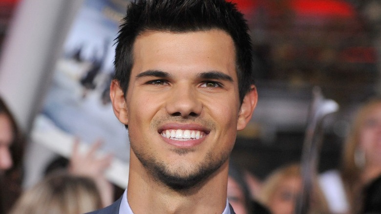 Taylor Lautner smiling