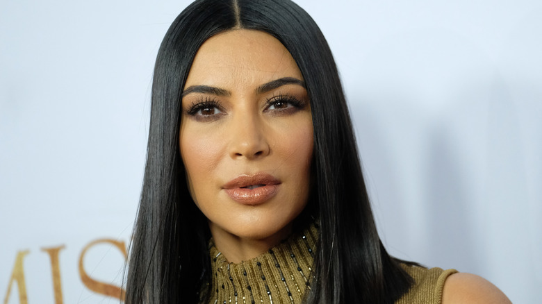 Kim Kardashian posing