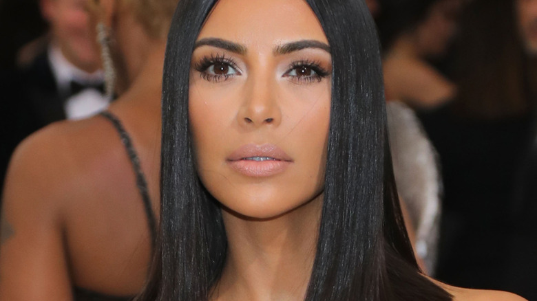 Kim Kardashian posing