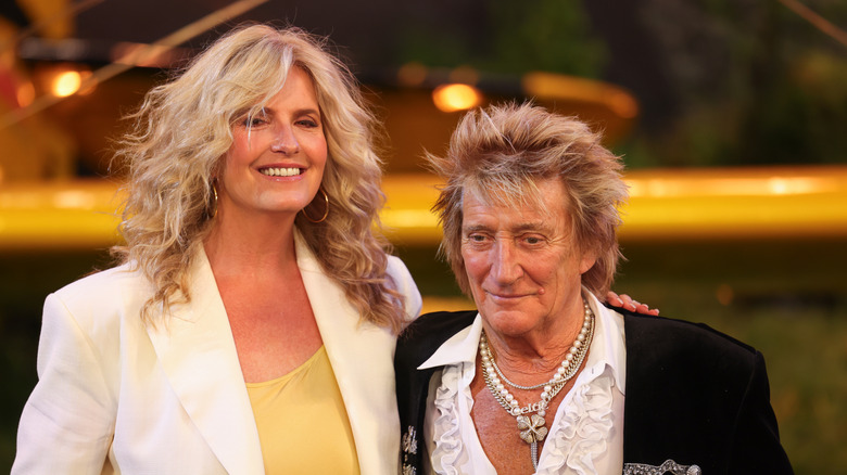 Rod Stewart and Penny Lancaster