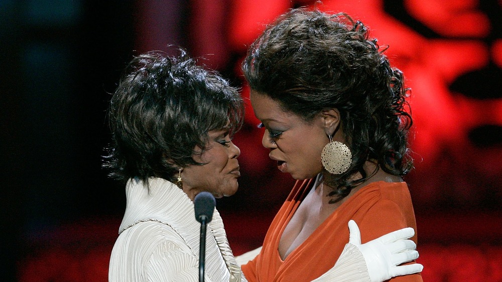 Oprah Winfrey present Cicely Tyson with a Lifetime Achievement Award