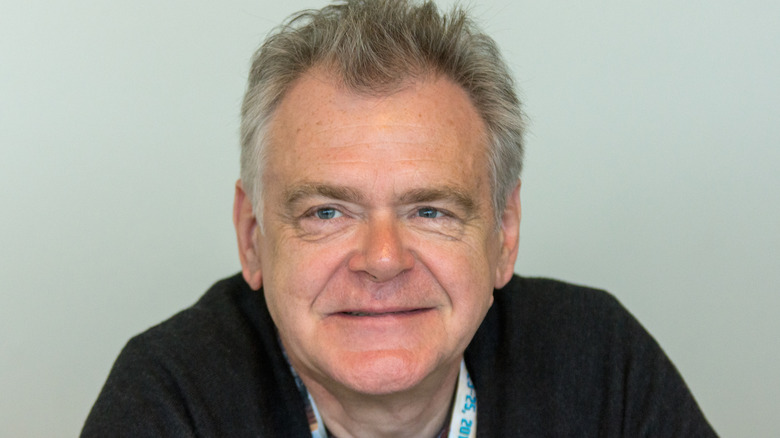 Kevin McNally in black sweater