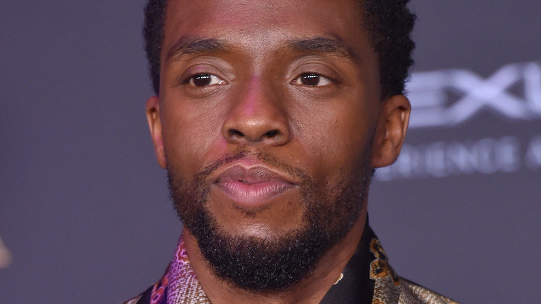 chadwick boseman at event