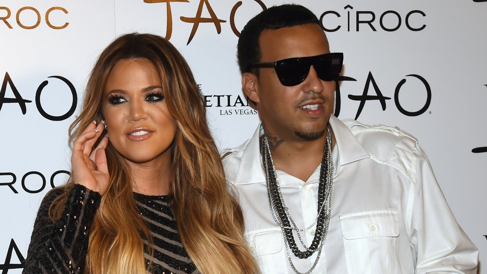 Khloe Kardashian and French Montana at the Tao nightclub at The Venetian Las Vegas 