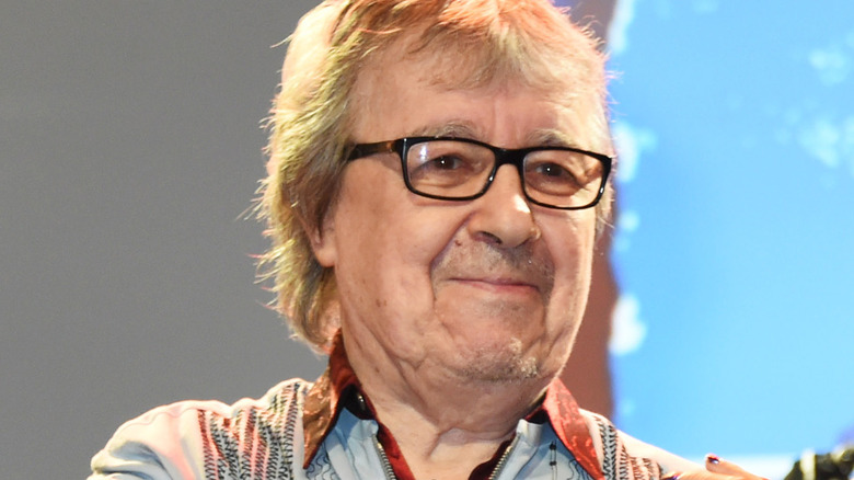 Bill Wyman smiling at event