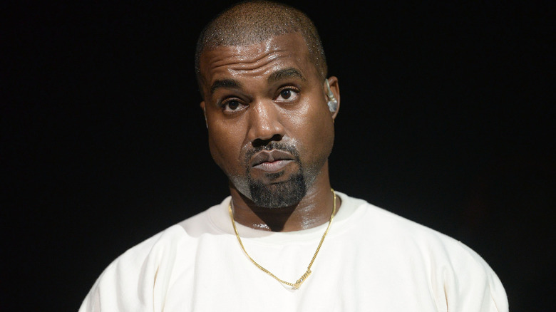 Kanye West onstage