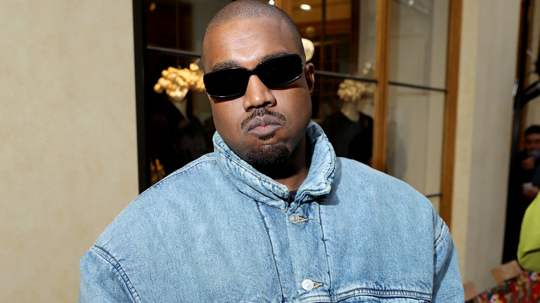 Kanye West walking