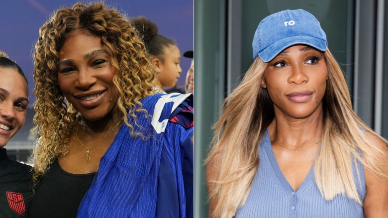 Serena Williams then and now