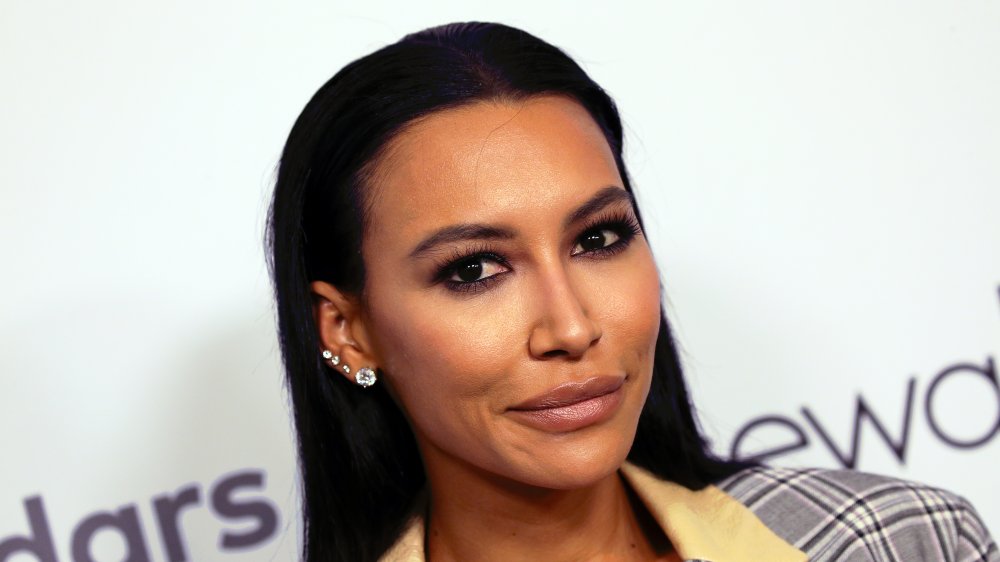 Naya Rivera with slicked back hair