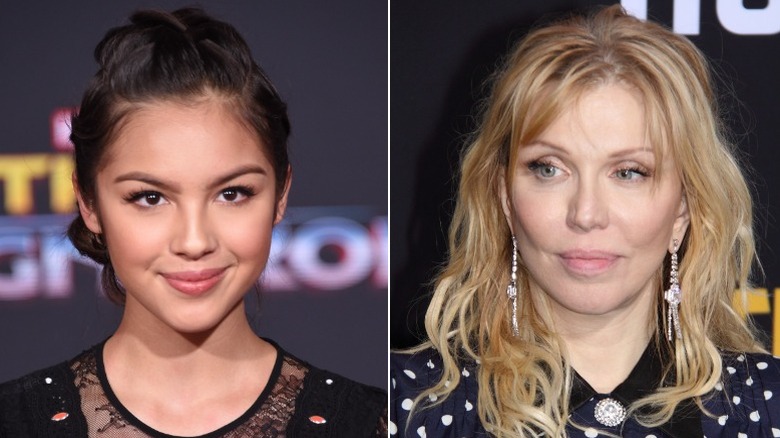 Olivia Rodrigo and Courtney Love
