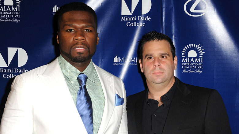 50 Cent and Randall Emmett in 2011