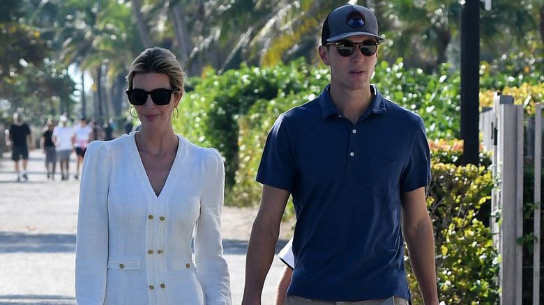 The Kushners on a stroll