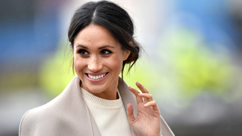 Meghan Markle smiling