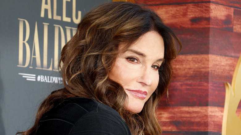 Caitlyn Jenner looking over shoulder