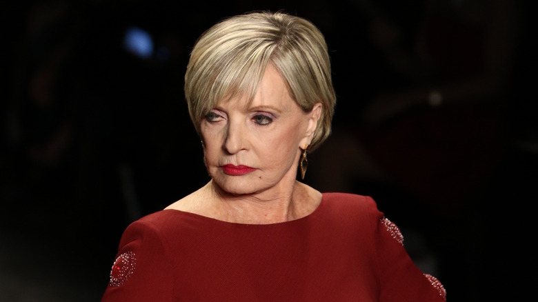 Florence Henderson on runway