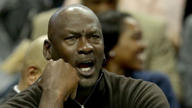 Michael Jordan at game