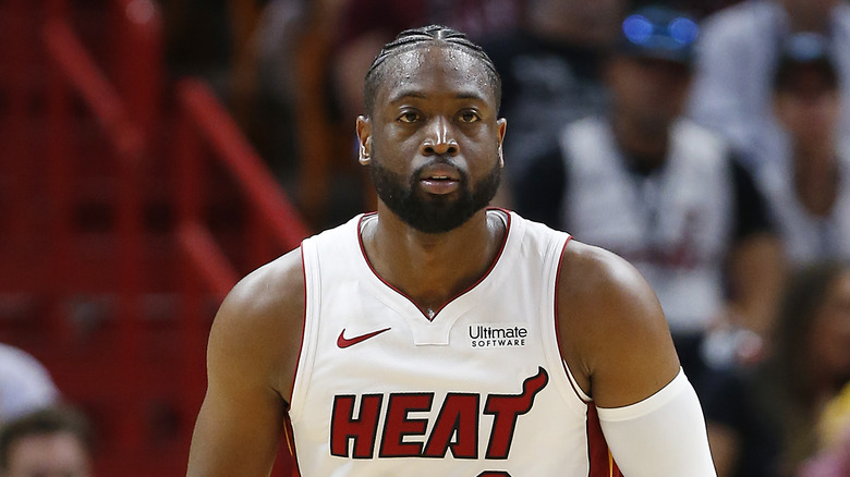 Dwyane Wade in basketball game