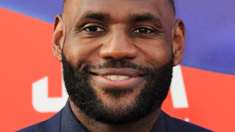 LeBron James smiling