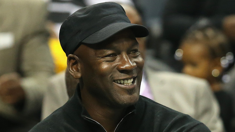 Michael Jordan smiling