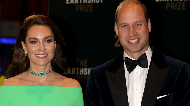 Kate Middleton and Prince William smiling together 