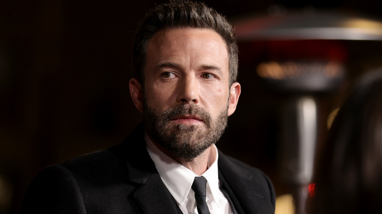 Ben Affleck posing for cameras