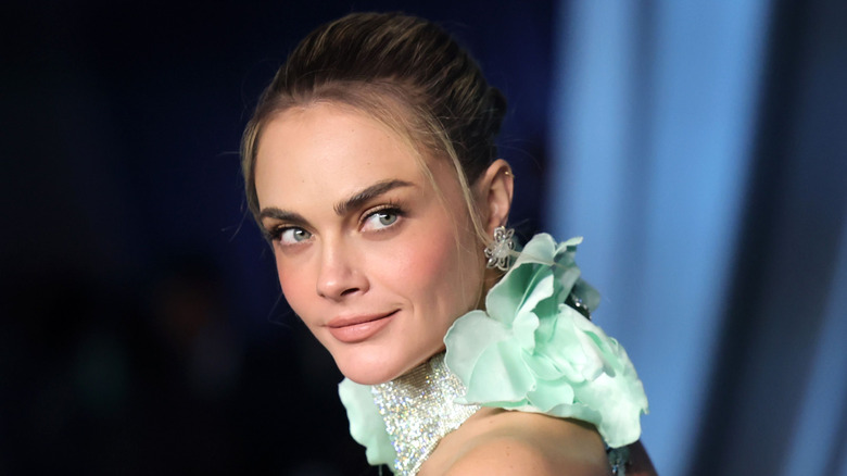 Cara Delevingne on red carpet