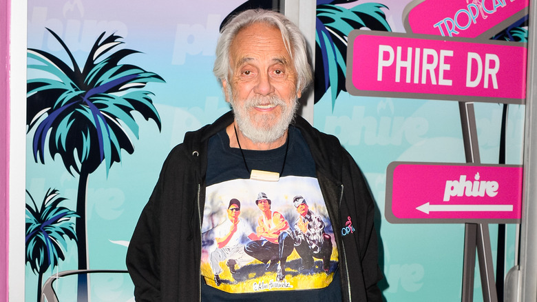 Tommy Chong posing