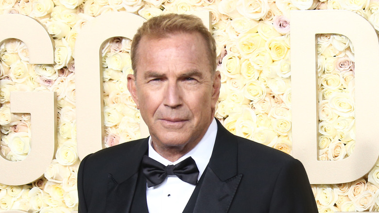 Kevin Costner at the 2024 Golden Globes