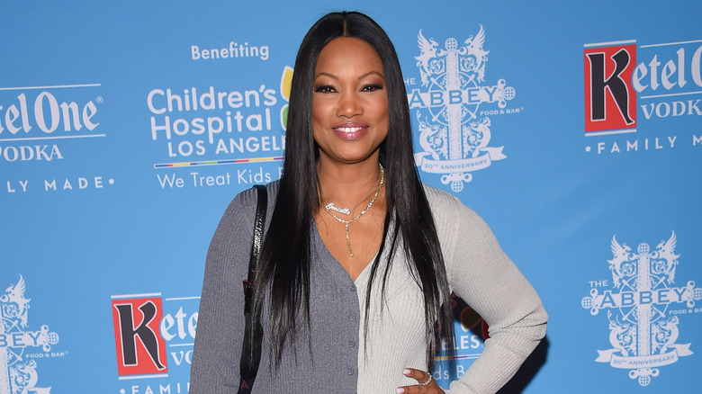Garcelle Beauvais posing