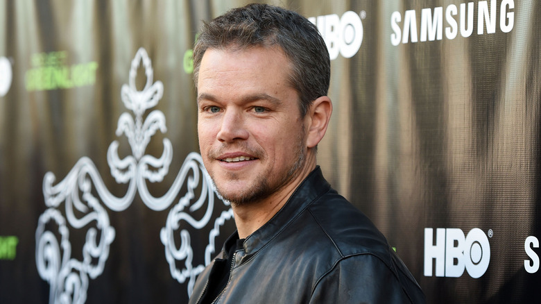 Matt Damon smiling