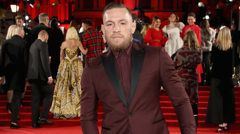 Conor McGregor smirking