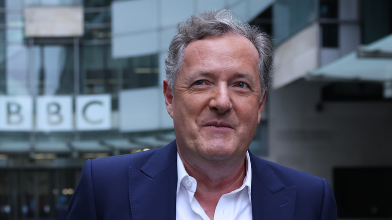 Piers Morgan smiling