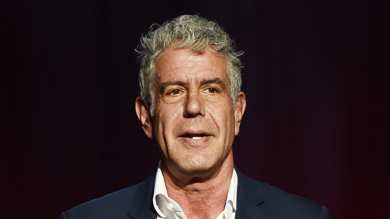 Anthony Bourdain talking