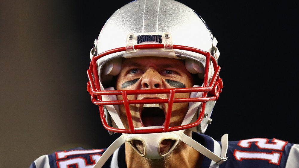 Tom Brady at a 2017 game against the Kansas City Chiefs