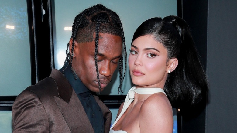 Travis Scott and Kylie Jenner on the red carpet