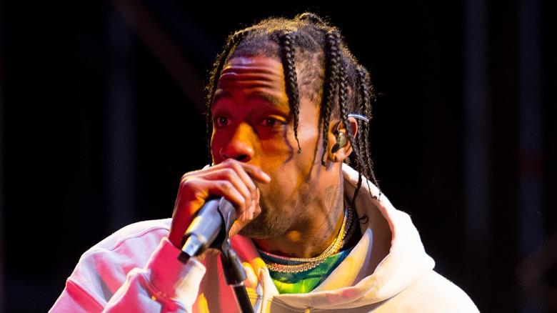 Travis Scott performing