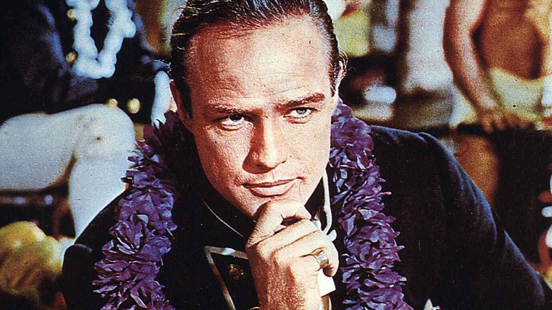 ​Marlon Brando posing