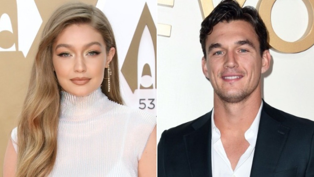 Gigi Hadid and Tyler Cameron at events 