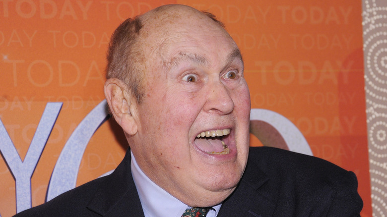 Willard Scott smiling big at a Today show event